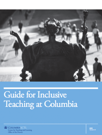Guide for Inclusive Teaching at Columbia
